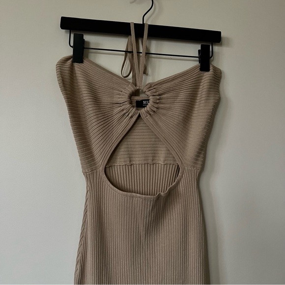 Shop Luna B Cut Out Halter Dress - Picture 5 of 8